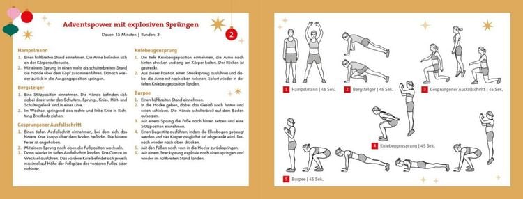 Produktbild: 24 Workouts f&uuml;r den Advent