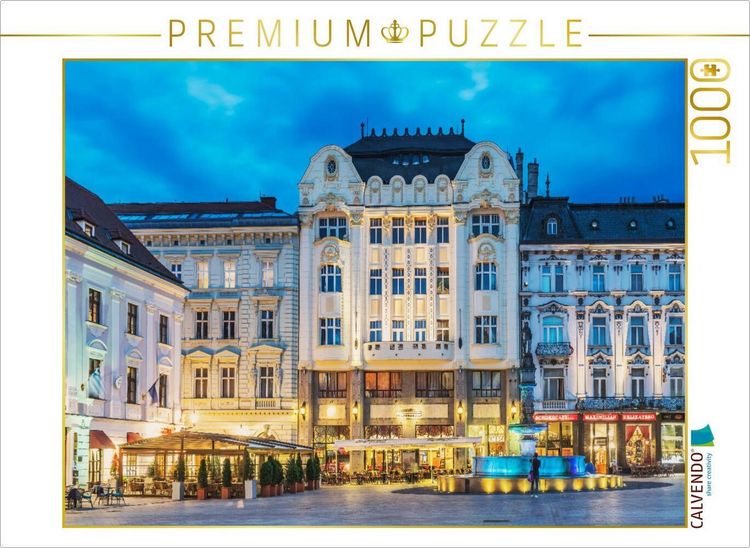 Produktbild: CALVENDO Puzzle Westseite des Hauptplatzes Bratislava | 1000 Teile Lege-Gr&ouml;&szlig;e 64x48cm Foto-Puzzle f&uuml;r gl&uuml;ckliche Stunden