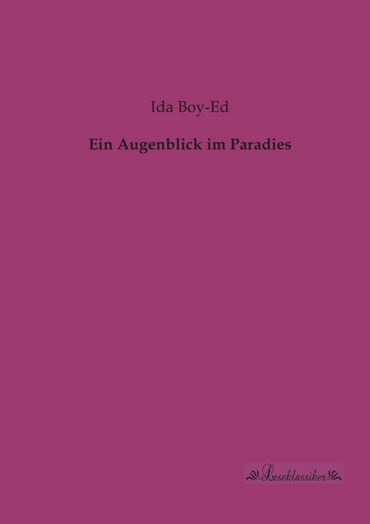 Produktbild: Ein Augenblick im Paradies