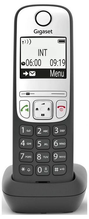Produktbild: Gigaset A690HX DECT/GAP Schnurloses Telefon analog Freisprechen, f&uuml;r H&ouml;rger&auml;te kompatibel Schwarz