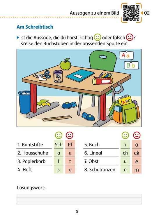 Produktbild: Mein &Uuml;bungsheft - Zuh&ouml;ren und verstehen 2. Klasse