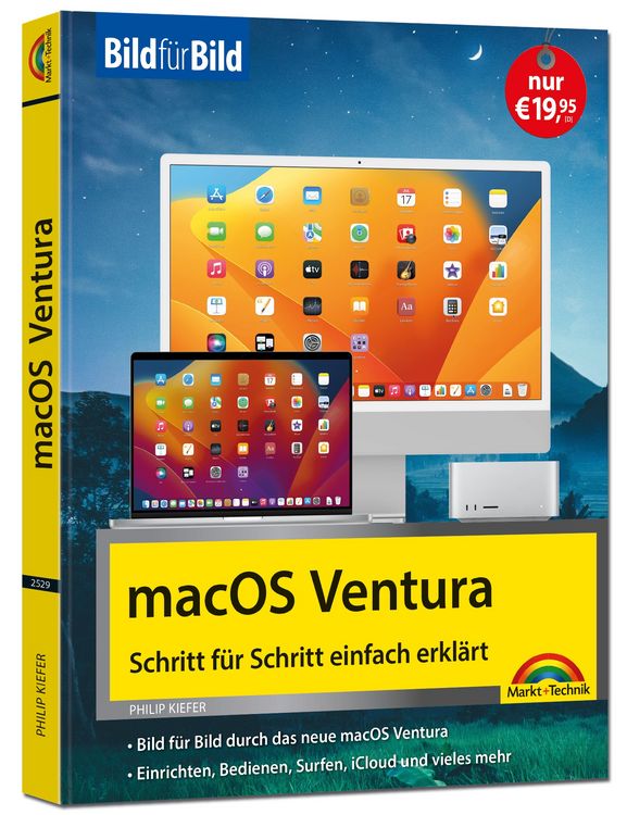 Produktbild: MacOS Ventura Bild für Bild - die Anleitung in Bildern - ideal für Einsteiger, Umsteiger und Fortgeschrittene