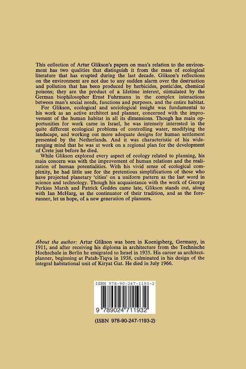 Produktbild: The Ecological Basis of Planning