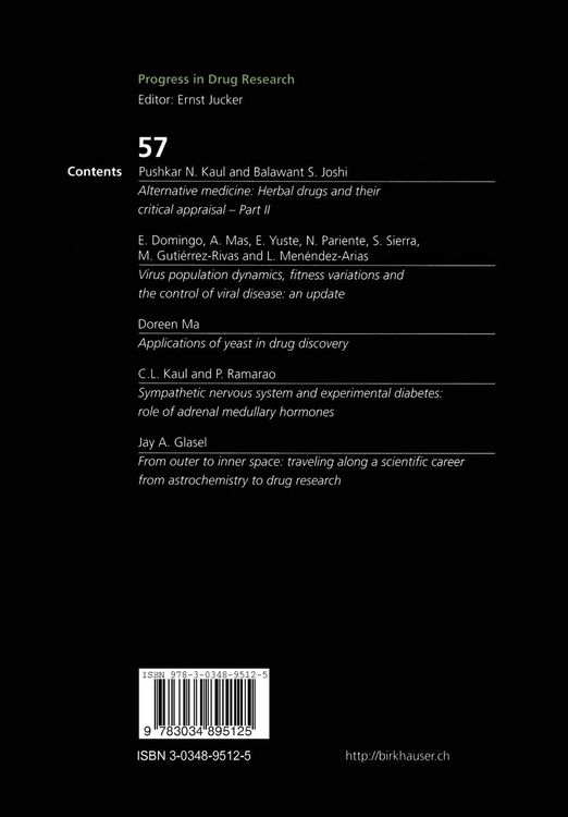 Produktbild: Progress in Drug Research
