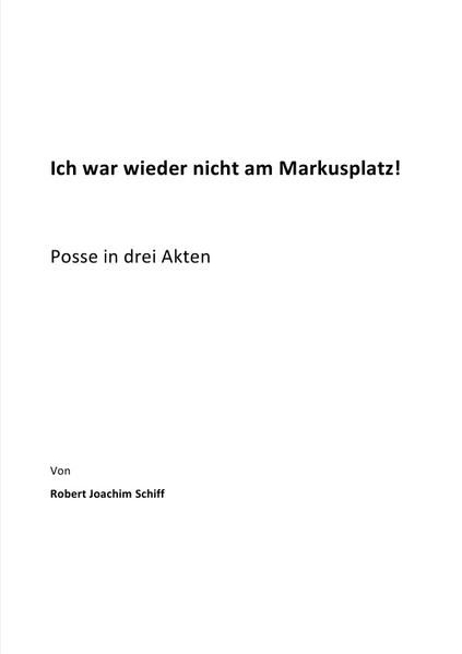 Produktbild: Ich war wieder nicht am Markusplatz!