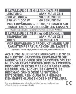 Produktbild: Warmies 1261 - Avocado, W&auml;rmestofftier mit Lavendelf&uuml;llung