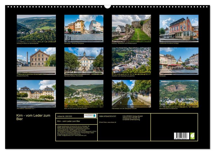 Produktbild: Kirn - vom Leder zum Bier (Wandkalender 2026 DIN A2 quer), CALVENDO Monatskalender