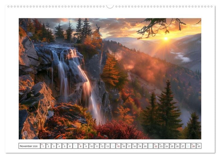 Produktbild: Wo Wasser und Magie sich vereinen (hochwertiger Premium Wandkalender 2026 DIN A2 quer), Kunstdruck in Hochglanz