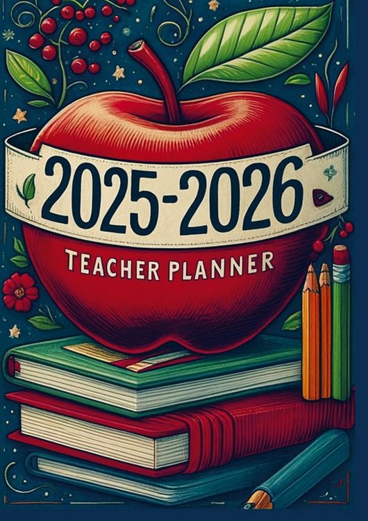 Produktbild: 2025-2026 Lehrerplaner: Der ultimative Organisator f&uuml;r Lehrkr&auml;fte