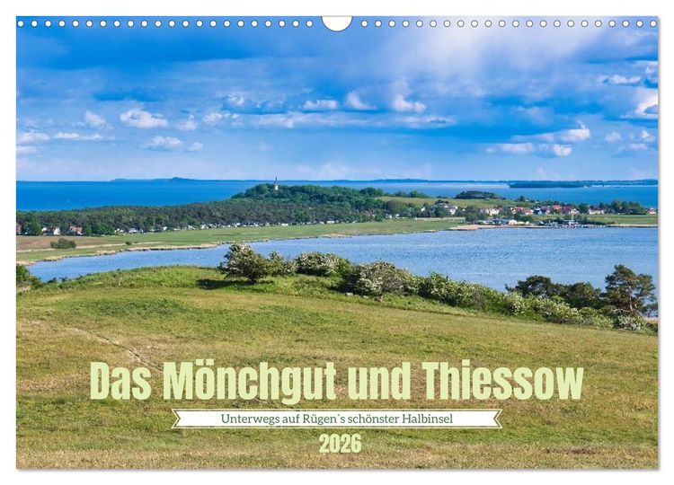 Produktbild: Das M&ouml;nchgut und Thiessow (Wandkalender 2026 DIN A3 quer), CALVENDO Monatskalender