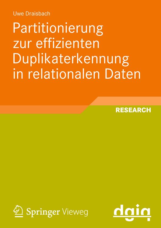 Produktbild: Partitionierung zur effizienten Duplikaterkennung in relationalen Daten