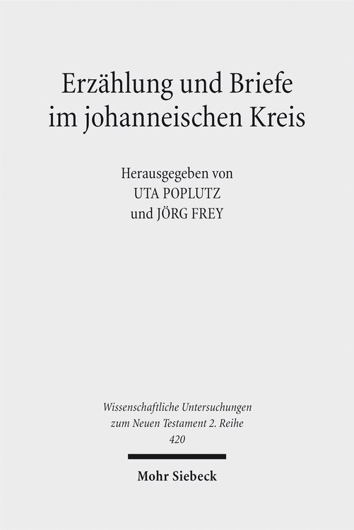 Produktbild: Erz&auml;hlung und Briefe im johanneischen Kreis