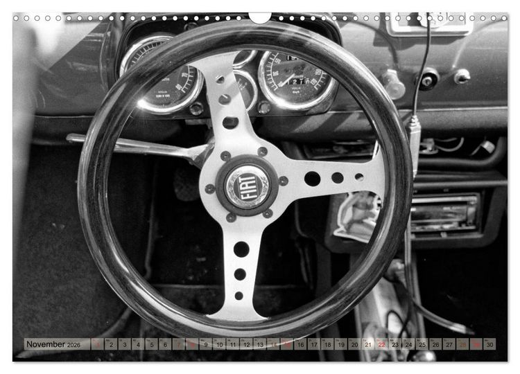 Produktbild: il Cinquecento - Details im Fokus - im Look eines legend&auml;ren Analogfilms (Wandkalender 2026 DIN A3 quer), CALVENDO Monatskalender