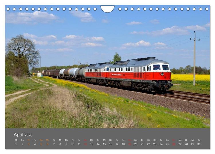 Produktbild: Eisenbahn Kalender 2026 - Oberlausitz und Nachbarl&auml;nder (Wandkalender 2026 DIN A4 quer), CALVENDO Monatskalender