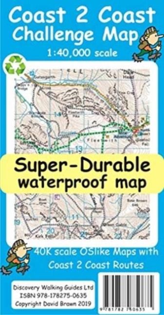 Produktbild: Coast to Coast Challenge Map