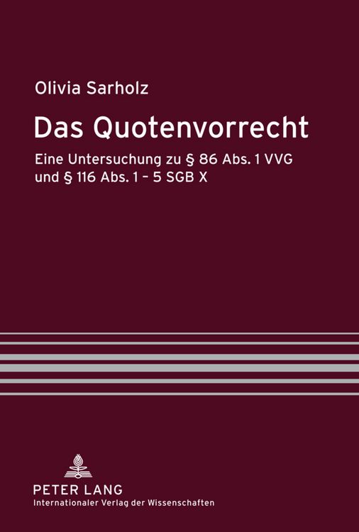 Produktbild: Das Quotenvorrecht