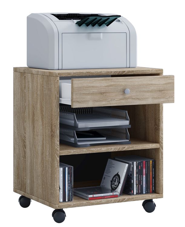 Produktbild: Holz Rollcontainer B&uuml;rocontainer Schublade Salda