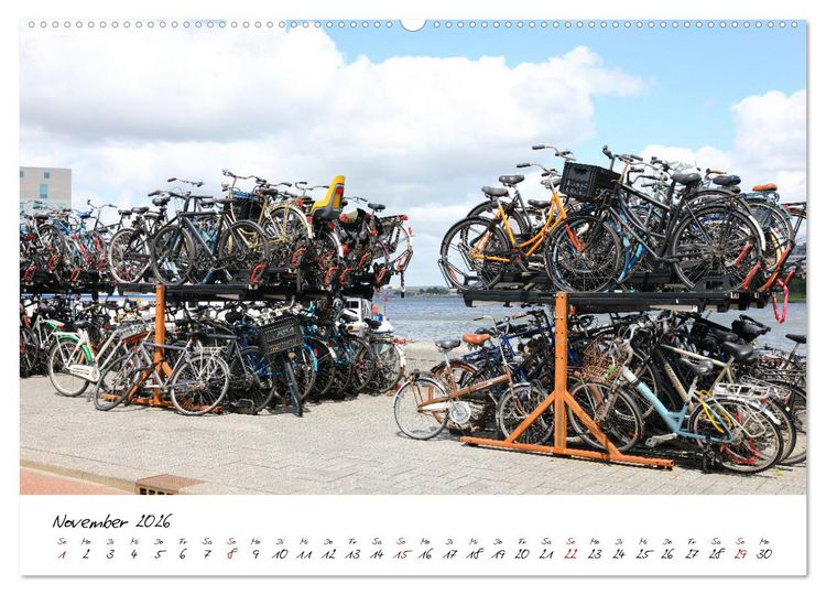 Produktbild: Boat and Bike S&uuml;dholland (Wandkalender 2026 DIN A2 quer), CALVENDO Monatskalender
