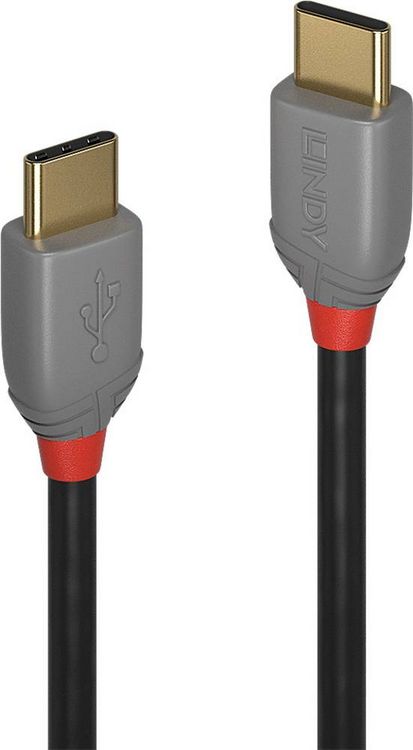 Produktbild: LINDY USB-Kabel USB 2.0 USB-C&reg; Stecker, USB-C&reg; Stecker 2.00m Schwarz 36872