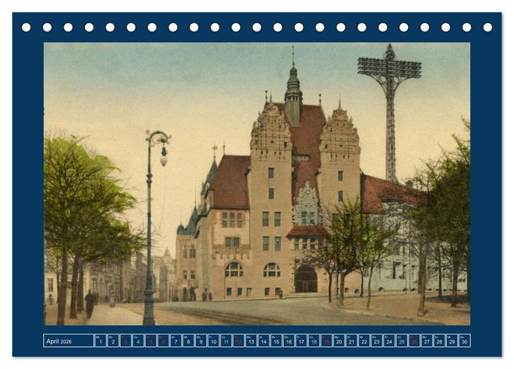 Produktbild: Historisches Bremen an der Weser von 1888 bis 1918 (Tischkalender 2026 DIN A5 quer), CALVENDO Monatskalender