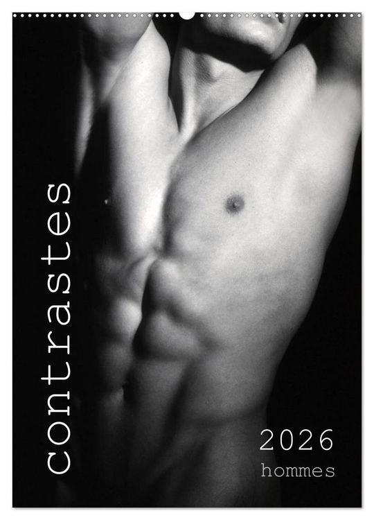 Produktbild: contrastes hommes (Calendrier mural 2026 DIN A2 horizontal), CALVENDO calendrier mensuel