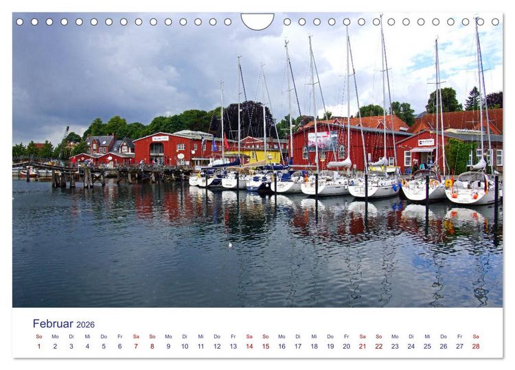 Produktbild: Radtouren ab Eckernf&ouml;rde (Wandkalender 2026 DIN A4 quer), CALVENDO Monatskalender