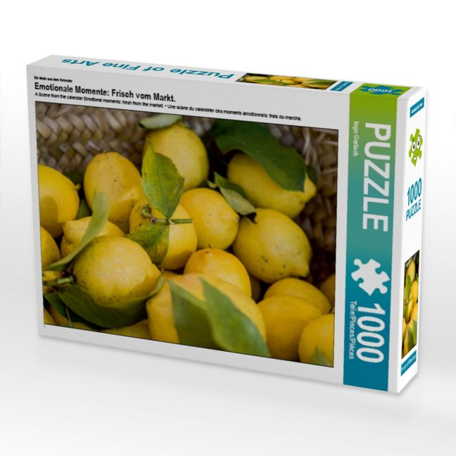 Produktbild: CALVENDO Puzzle Ein Motiv aus dem Kalender Emotionale Momente: Frisch vom Markt. | 1000 Teile Lege-Gr&ouml;&szlig;e 64x48cm Foto-Puzzle f&uuml;r gl&uuml;ckliche Stunden