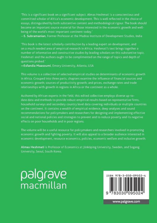 Produktbild: Determinants of Economic Growth in Africa