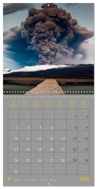 Produktbild: Iceland - the land of ice and fire (Wall Calendar 2026 12 &times; 12 Inch) CALVENDO 12 Month Wall Calendar