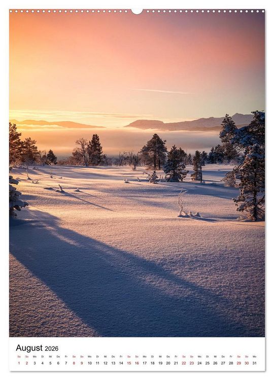 Produktbild: Norwegen - Eine Reise durch das skandinavische Land. (hochwertiger Premium Wandkalender 2026 DIN A2 hoch), Kunstdruck in Hochglanz