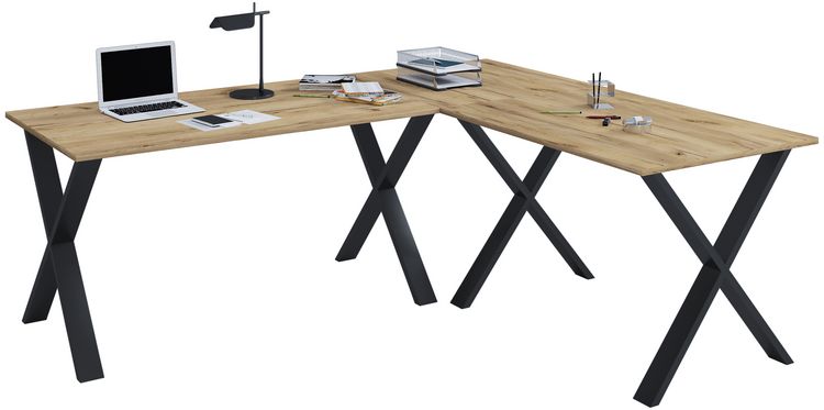 Produktbild: X Schreibtisch Eckschreibtisch L Form 190x160x50