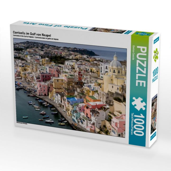 Produktbild: CALVENDO Puzzle Corricella im Golf von Neapel | 1000 Teile Lege-Gr&ouml;&szlig;e 64x48cm Foto-Puzzle f&uuml;r gl&uuml;ckliche Stunden
