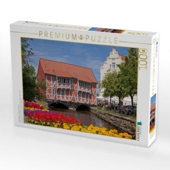 Produktbild: CALVENDO Puzzle Fachwerkhaus "Gew&ouml;lbe", Wismar | 1000 Teile Lege-Gr&ouml;&szlig;e 64x48cm Foto-Puzzle f&uuml;r gl&uuml;ckliche Stunden