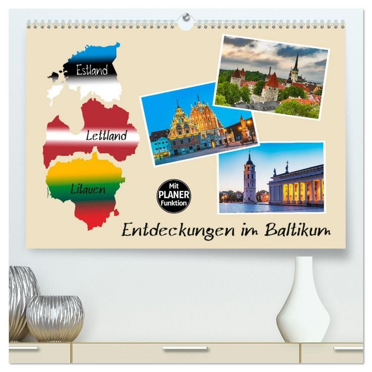Produktbild: Entdeckungen im Baltikum (hochwertiger Premium Wandkalender 2026 DIN A2 quer), Kunstdruck in Hochglanz