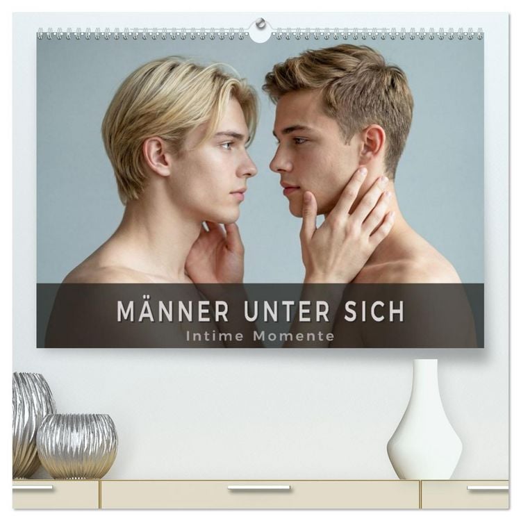 Produktbild: M&auml;nner unter sich - Intime Momente (hochwertiger Premium Wandkalender 2027 DIN A2 quer), Kunstdruck in Hochglanz