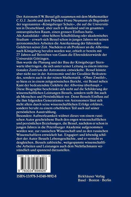 Produktbild: Friedrich Wilhelm Bessel 1784&ndash;1846