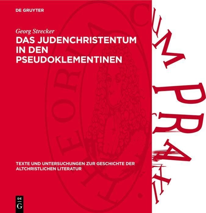 Produktbild: Das Judenchristentum in den Pseudoklementinen