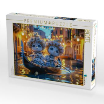 Produktbild: CALVENDO Puzzle Karneval in Venedig | 1000 Teile Lege-Gr&ouml;&szlig;e 64x48cm Foto-Puzzle f&uuml;r gl&uuml;ckliche Stunden