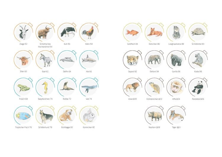 Produktbild: Tiere zeichnen in 10 Minuten. 50 Tiere schnell und naturgetreu gezeichnet