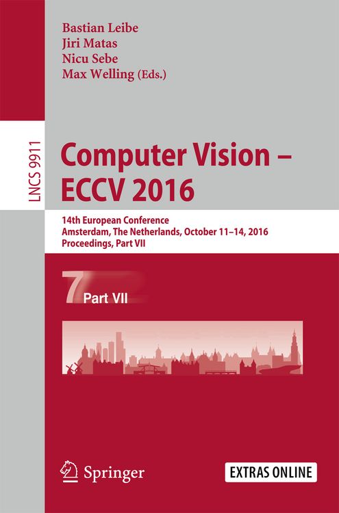 Produktbild: Computer Vision &ndash; ECCV 2016