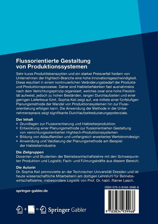 Produktbild: Flussorientierte Gestaltung von Produktionssystemen