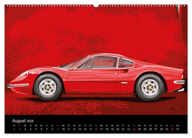Produktbild: DIE GLORREICHEN ZW&Ouml;LF (Wandkalender 2026 DIN A2 quer), CALVENDO Monatskalender