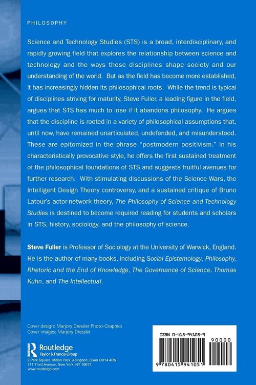 Produktbild: The Philosophy of Science and Technology Studies