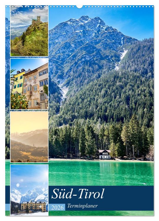 Produktbild: S&uuml;d-Tirol Terminplaner (Wandkalender 2026 DIN A2 hoch), CALVENDO Monatskalender