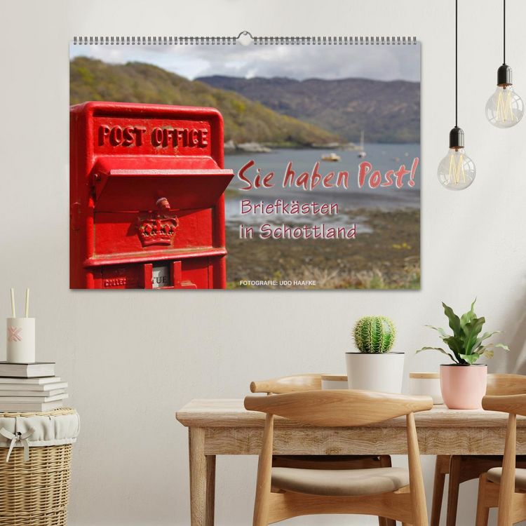Produktbild: Sie haben Post - Briefk&auml;sten in Schottland (Wandkalender 2026 DIN A2 quer), CALVENDO Monatskalender