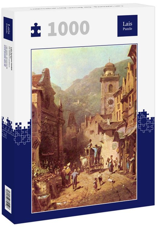 Produktbild: Lais Puzzle Carl Spitzweg - Der Besuch des Landesvaters 1000 Teile