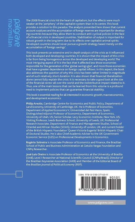 Produktbild: An Assessment of the Global Impact of the Financial Crisis