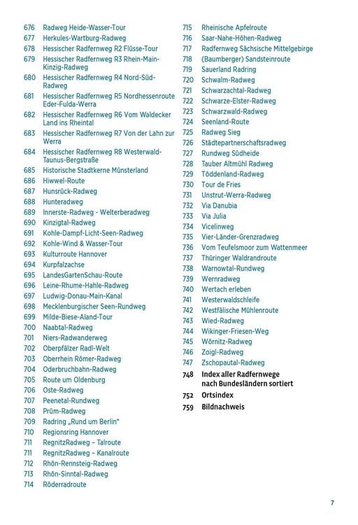 Produktbild: Radfernwege Deutschland