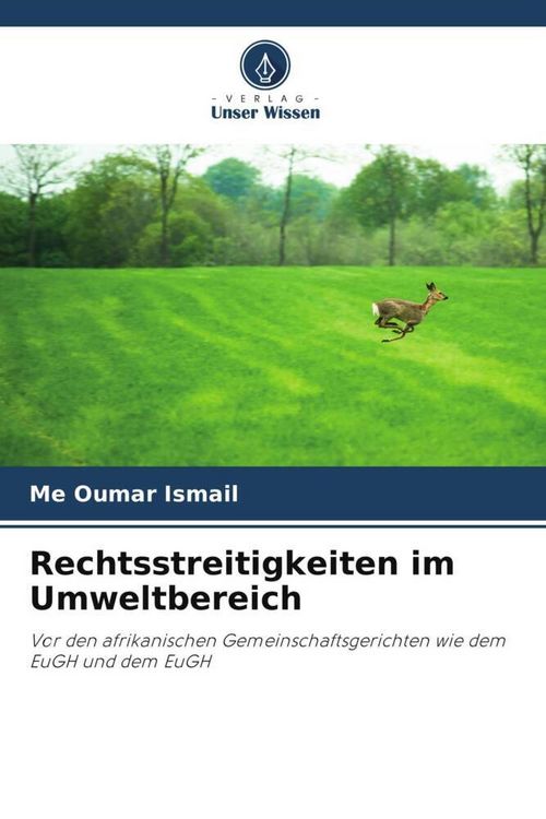 Produktbild: Rechtsstreitigkeiten im Umweltbereich