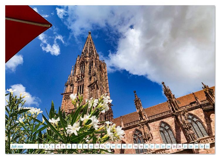 Produktbild: Freiburg - geht immer (Wandkalender 2026 DIN A4 quer), CALVENDO Monatskalender